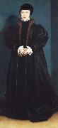 Hans holbein the younger Christina of Denmark,Duchess of Milan oil on canvas